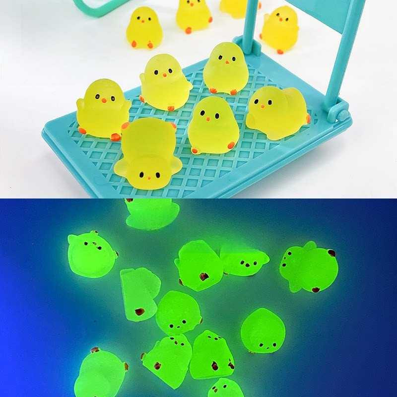 Sachet surprise animaux miniatures 3D ECO – Poussin lumineux modèle aléatoire