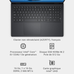 Dell 15 DC15250 Laptop i5 16GB/512GB Black | Smarty