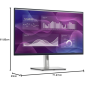 Dell Écran PC P3223DE – 32" QHD USB-C 60 Hz Noir · Reconditionné