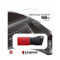 Clé USB Kingston DataTraveler Exodia M – USB-A 3.2 128 Go Noir et rouge Clé USB Kingston DataTraveler Exodia M – USB-A 3.2 128 Go Noir et rouge