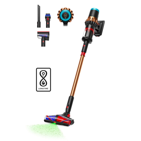 Dyson Aspirateur balai V16 Piston Animal – 900 W, Noir et or