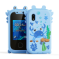 Jouet Smartphone KP08 Crabe - Écran IPS - Double Caméra Pour Enfants - Bleu · Smarty Paris