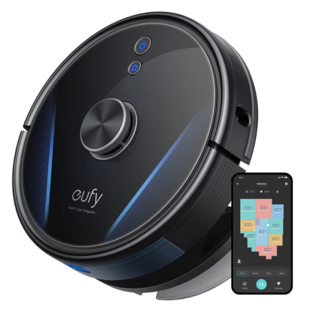 Aspirateur robot Eufy RoboVac LR30 Hybrid – Noir · Reconditionné