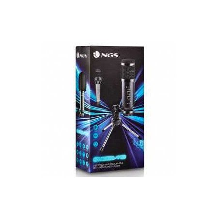 Microphone de Voix Filaire USB - Noir - NGS - Informatiques Réf. A1645(