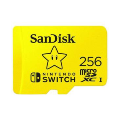 Carte Mémoire Switch Micro SDXC SanDisk 256 Go pour Nintendo