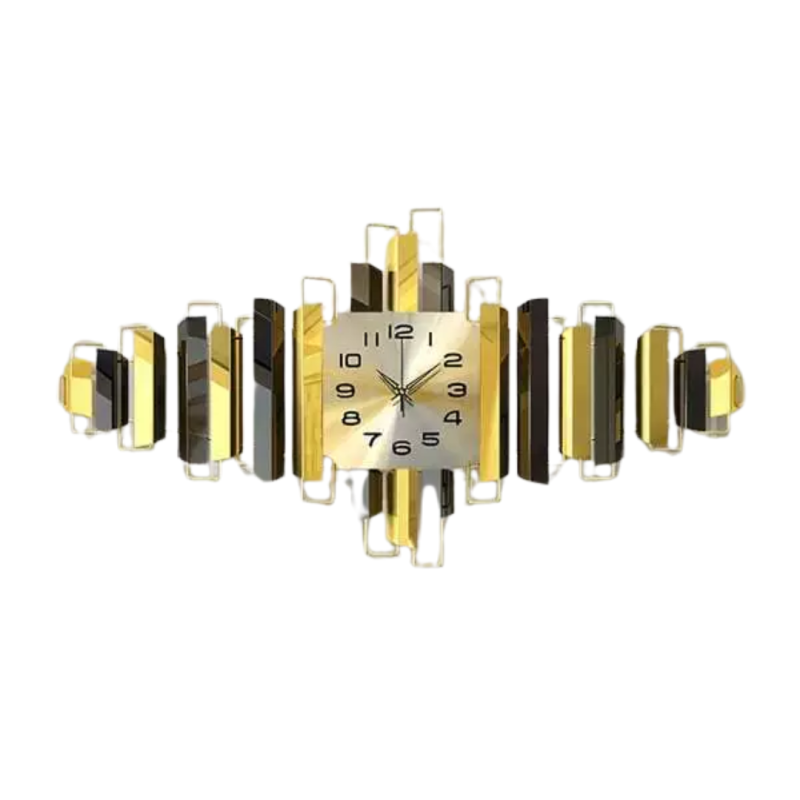 Horloge murale LED ECO – 95 x 45 cm Doré Horloge murale LED ECO – 95 x 45 cm Doré