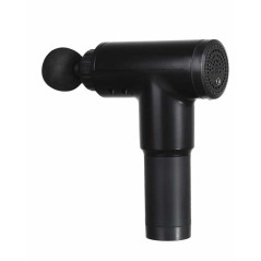 Pistolet de massage noir 4 têtes 6 vitesses