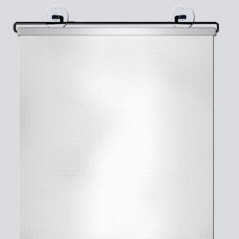 Store enrouleur 58 x 125 argenté | Smarty Paris