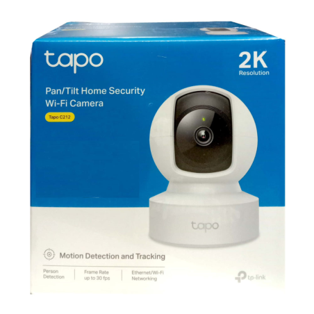 Caméra de surveillance TP-Link Tapo C212 – Wi-Fi 2K panoramique/inclinable Blanc