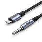Ugreen Câble Lightning vers Jack 3,5 mm 70509 – 1 m Noir MFi