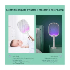 Raquette anti-moustiques ECO lampe UV