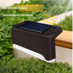 Lampe solaire murale 3W lumière chaude 4 pcs