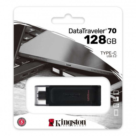 Clé USB Kingston DataTraveler USB-C (Type-C) 128 Go — Kingst