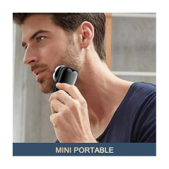 Silver ECO LCD mini shaver | Smarty Paris