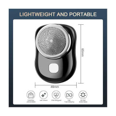 Silver ECO LCD mini shaver | Smarty Paris