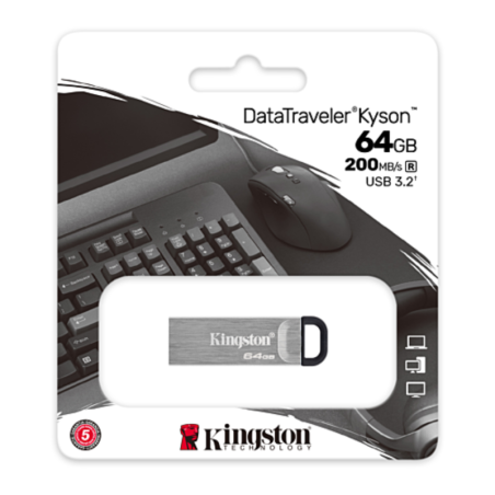 Clé USB Kingston DataTraveler USB-A 3.2 64 Go DTKN/64GB - Ar