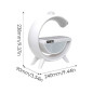 Haut-parleur Bluetooth ECO G11 – radio, chargeur sans fil et lampe d'ambiance Haut-parleur Bluetooth ECO G11 – radio, chargeur sans fil et lampe d'ambiance