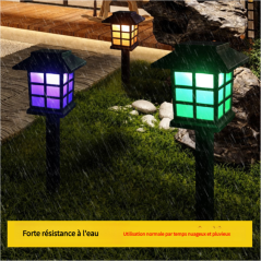 Garden Solar Small House Light 2-Pack