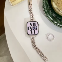 Bracelet à chaîne pour Apple Watch - Acier In | Smarty Paris