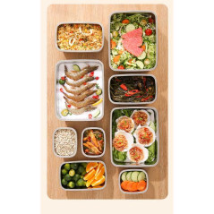 Boîte hermétique 1100 ml inox 304 kakam | Smarty