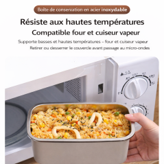 Boîte hermétique 1100 ml inox 304 kakam | Smarty
