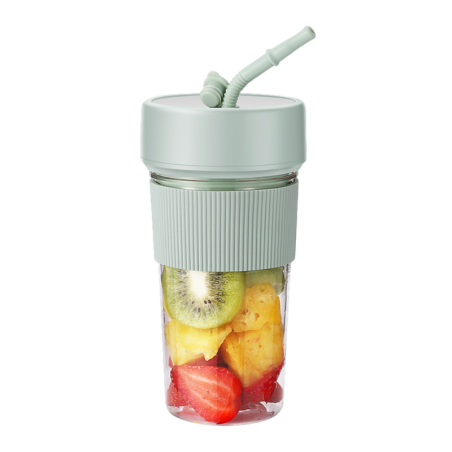 Portable Rechargeable Mini Blender – 350ml Green