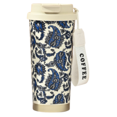 Bouteille ECO 530 ml feuilles bleues | Smarty