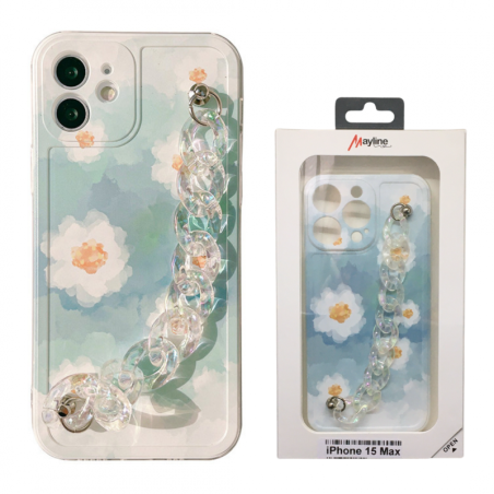 Coque de protection à motif d'Aquarelle fleur | Smarty Paris