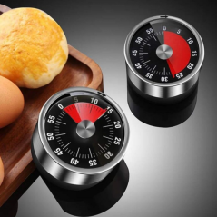 White Magnetic Mechanical Kitchen Timer | Smarty