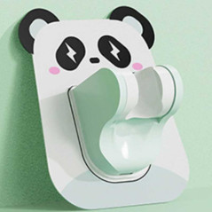 Support pommeau douche autocollant blanc | Smarty