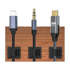 ECO Adhesive Cable Clip Clear