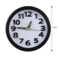 Réveil de voyage quartz ECO – Rond noir Réveil de voyage quartz ECO – Rond noir