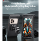 Support téléphone vélo Yesido C333 – étanche noir Support téléphone vélo Yesido C333 – étanche noir