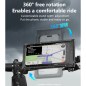 Support téléphone vélo Yesido C333 – étanche noir Support téléphone vélo Yesido C333 – étanche noir
