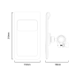 Support téléphone vélo Yesido C333 – étanche noir Support téléphone vélo Yesido C333 – étanche noir