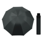 Parapluie grand format ECO – Noir, compact, renforcé, anti-UV