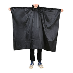 Poncho imperméable noir réfléchissant vert | Smarty