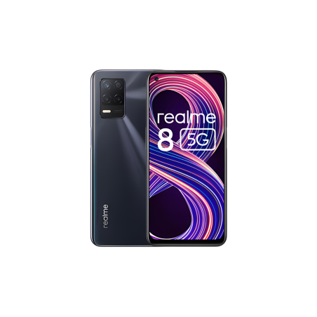 Realme 8 5G 128 Go Noir - Comme Neuf avec Boîte et Accesoires - Inform