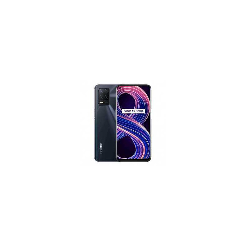 Realme 8 6+128 Go Noir Punk - Grade A avec Boîte et Accessoires