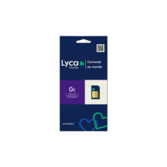Carte SIM Prépayée Lyca mobile 0€ de Crédit I | Smarty Paris