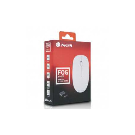 Souris Sans Fils NGS Fog White 2,4 GHZ - Blanc - Informatiques Réf. G17