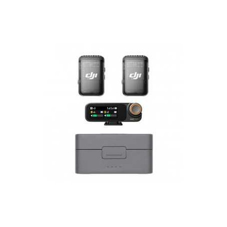 Système Microphone DJI Mic 2 DMT02 (2 TX + 1 RX) - Mémoires Ref T2390