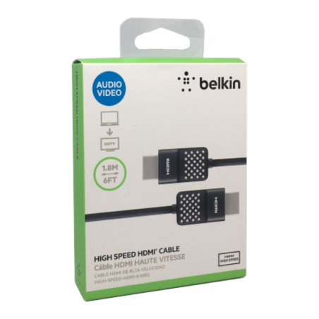 Câble HDMI Mâle / HDMI Mâle 4K - 1.8M BELKIN | Smarty Paris 