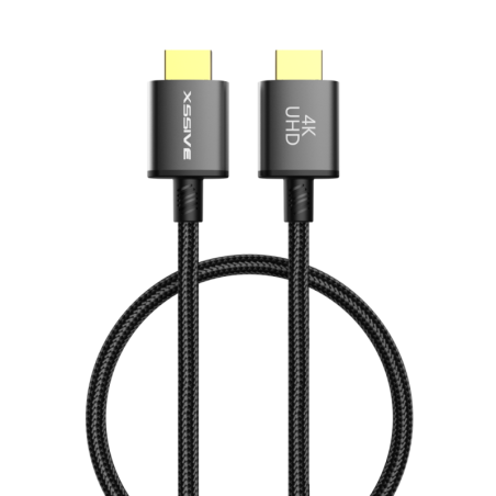 Câble HDMI/HDMI 4K 2m XSSIVE XSS-4KHDMI2M - N | Smarty Paris