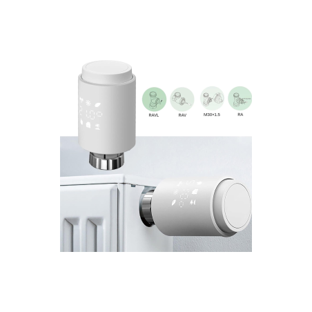 Tête Thermostatique Intelligente - Contrôleur de température via App TUYA SMART | Smarty Paris