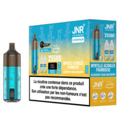 Vapoteuse E-Liquide Rechargeable - JNR Panda - 25500 Puffs - Myrtille