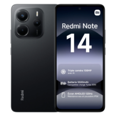 Xiaomi Redmi Note 14 4G 256 Go Noir Minuit Avec NFC - Neuf | Smarty Paris