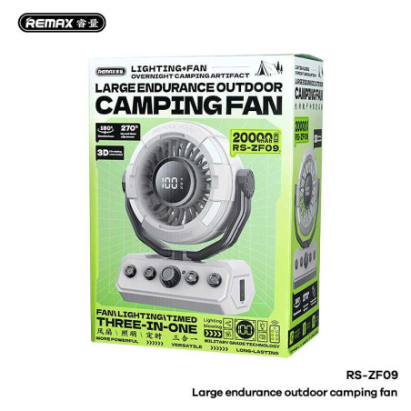 Ventilateur de Camping Extérieur à Longue Durée de Vie de La