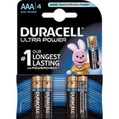 Piles Alcalines AAA Duracell Ultra Power x 4p | Smarty Paris