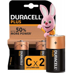 Pile Alcaline LR14/MN1400 Duracell Plus Power | Smarty Paris